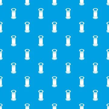 Sewerage pipe pattern seamless blue Stock Illustration