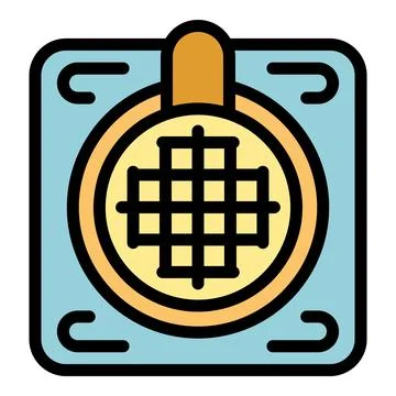 Sewerage system showing water going down drain hole icon 库存插图