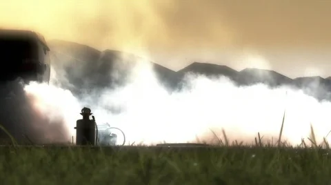 Sewerline Smoke Machine Stock Footage 523909