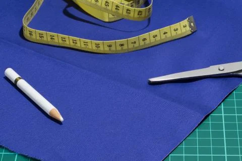 Sewing accessories kit Foto stock