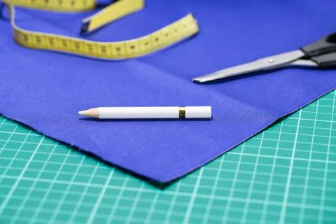 Sewing accessories kit Foto stock