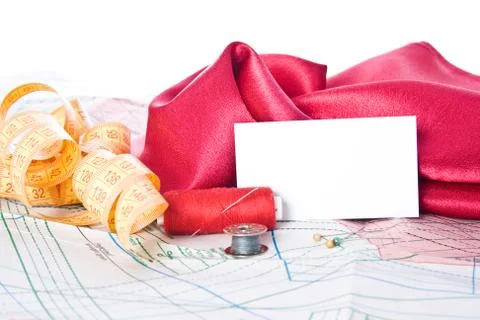 Sewing accessories Stock Photos