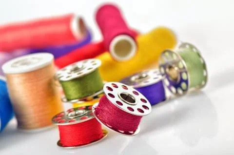 Sewing accessories Stock Photos