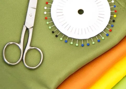 Sewing accessories Stock Photos