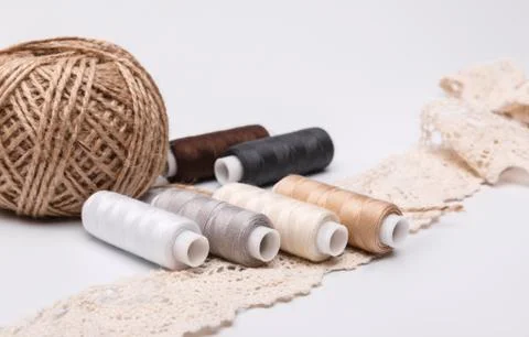 Sewing accessories Stock Photos