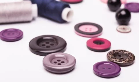 Sewing accessories Stock Photos