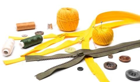 Sewing accessories Foto stock