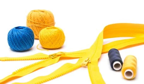 Sewing accessories Stock Photos