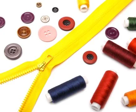 Sewing accessories Stock Photos