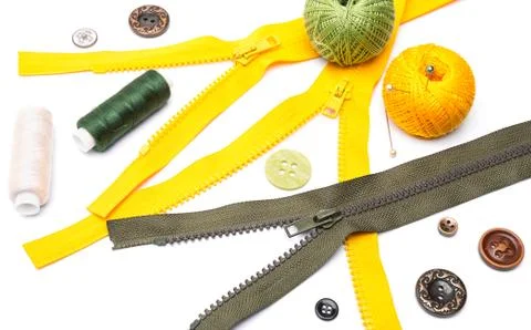Sewing accessories Stock Photos