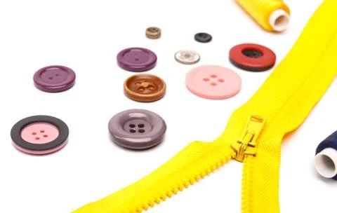 Sewing accessories Stock Photos