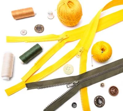 Sewing accessories Stock Photos