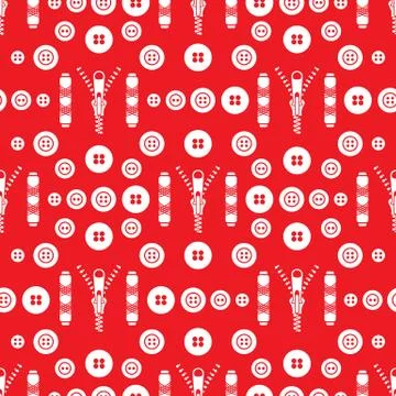 Sewing and needlework seamless pattern. イラスト素材