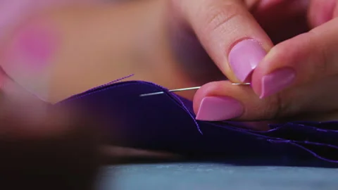 Sewing And Stitching Stock Footage 320356362