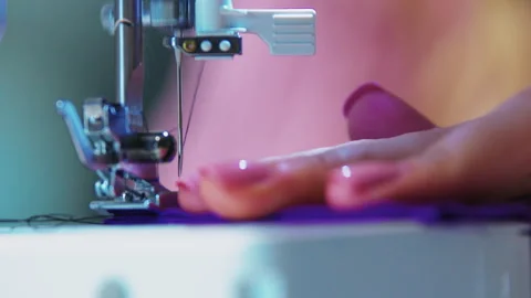 Sewing And Stitching Stock Footage 320356649