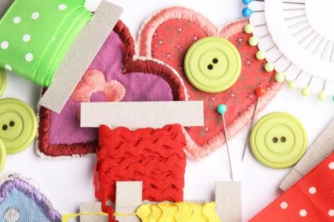 Sewing arrangement Foto stock