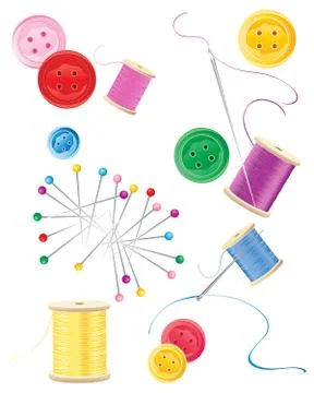 Sewing background Stock Illustration