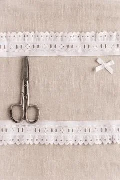 Sewing background Stock Photos