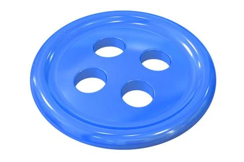 Sewing button clothing, 3D rendering Stock Illustration