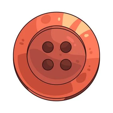 Sewing button illustration Stock Illustration