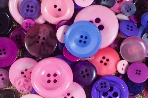 Sewing buttons background Stock Photos