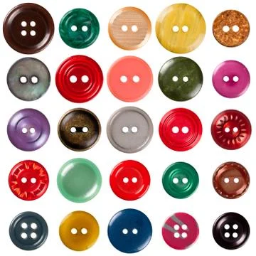 Sewing buttons Stock Photos