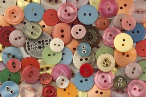 Sewing Buttons Stock Photos