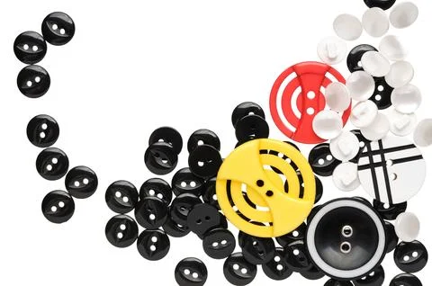 Sewing buttons Stock Photos