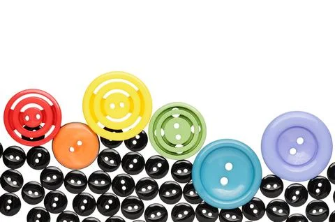 Sewing buttons Stock Photos