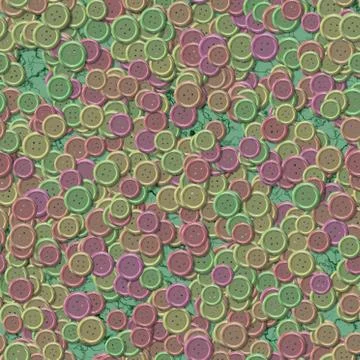 Sewing buttons with seamless generated marble texture background Stock Illustration
