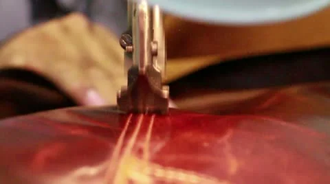 Sewing Close Frong Stock Footage 10800222
