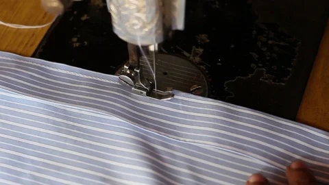 Sewing cloth Stock Footage 100861085