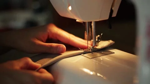 Sewing a DIY product 動画素材 203940307