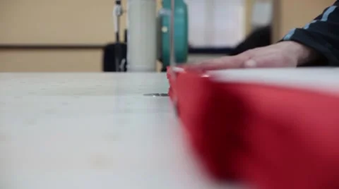 Sewing factory. Cutting. Stock Footage 48790271