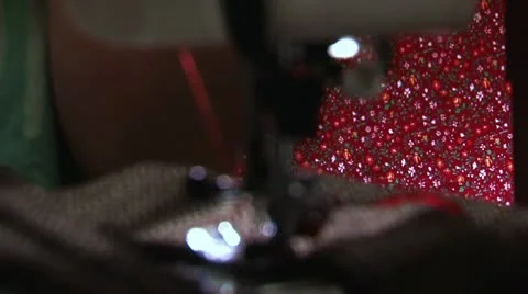 Sewing Stock Footage 10560385