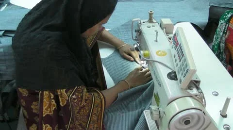 Sewing for Garment Industry Stock-Footage 10701910