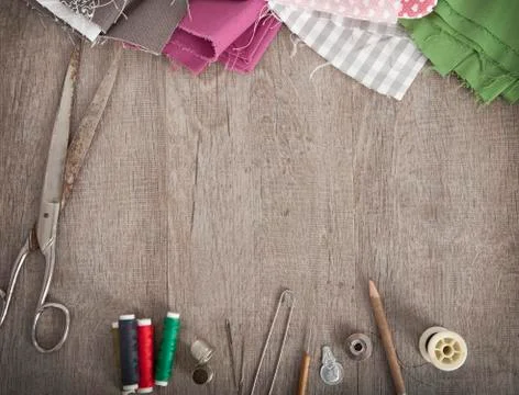 Sewing Hobby Stock Photos