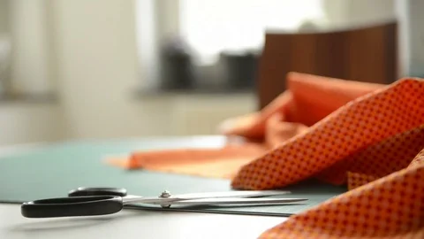 Sewing at home Stock Footage 80841472