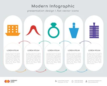 Sewing infographics design イラスト素材