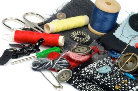 Sewing Items Stock Photos