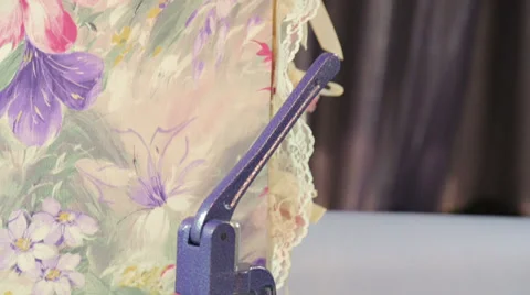 Sewing items on the table 2 Stock Footage 37607592