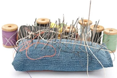 Sewing kit Stock Photos