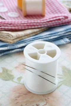 Sewing kit Stock Photos