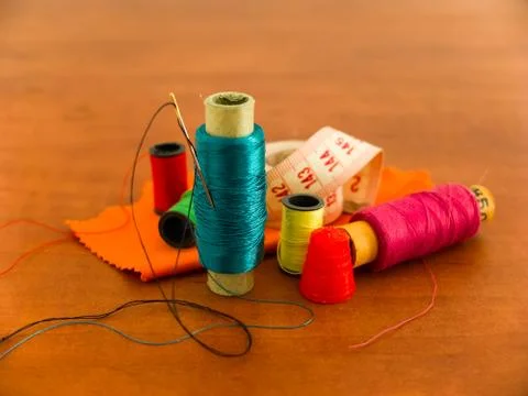 Sewing kit Stock Photos