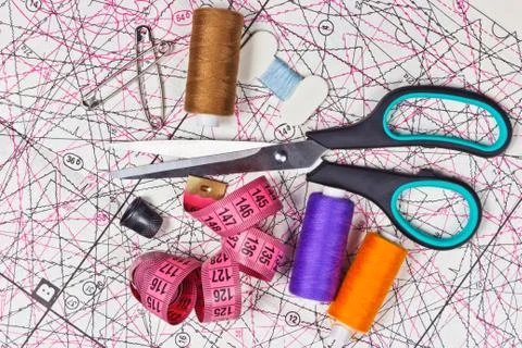 Sewing kit Stock Photos