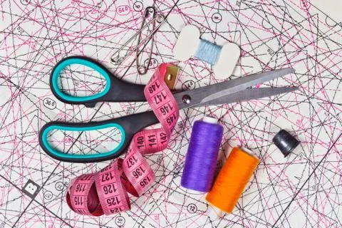 Sewing kit Stock Photos