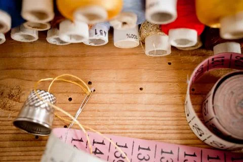 Sewing kit Stock Photos