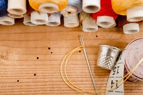Sewing kit Stock Photos