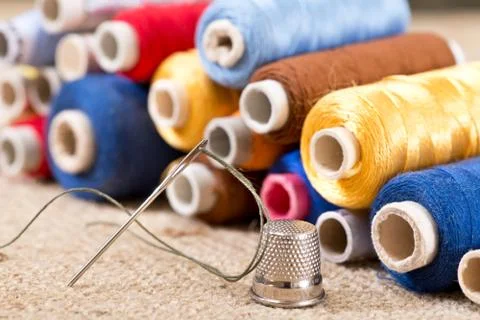 Sewing kit Stock Photos