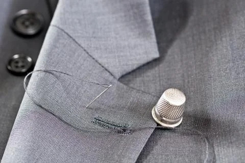 Sewing kit Foto stock